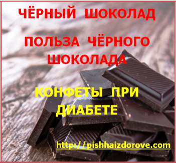 Чёрный шоколад