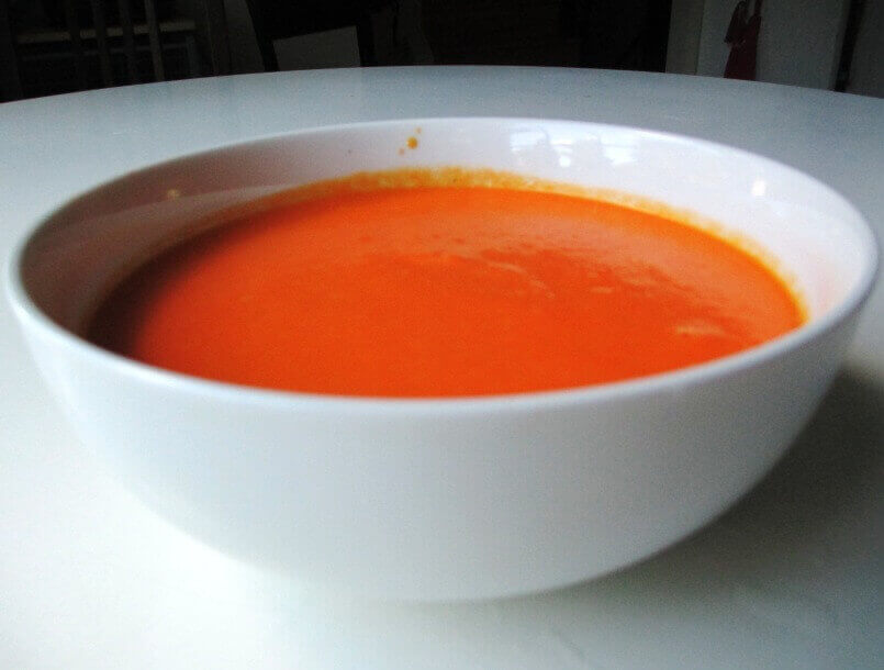 Суп пюре из моркови c имбирем